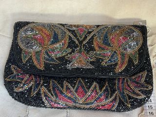 Bolso Joya Vintage Pedrería Artesanal Años 70/80