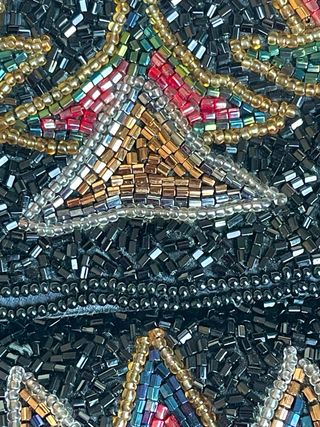 Bolso Joya Vintage Pedrería Artesanal Años 70/80