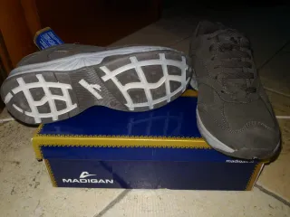 Scarpe Madigan eleganti grigie in pelle