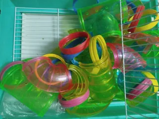 Lote 2 Jaulas Hámster Accesorios