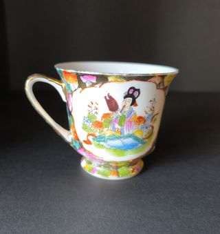 Conjunto Oriental Flautista Porcelana China