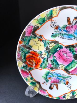 Conjunto Oriental Flautista Porcelana China