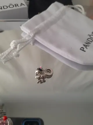 Lote 8 Charms Plata Ley Pandora