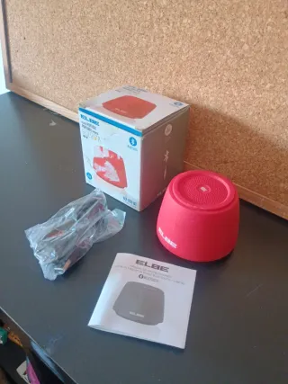 Altavoz Portátil Elbe Bluetooth Rojo