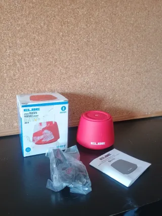 Altavoz Portátil Elbe Bluetooth Rojo