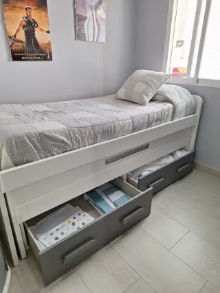 Cama nido con cajones