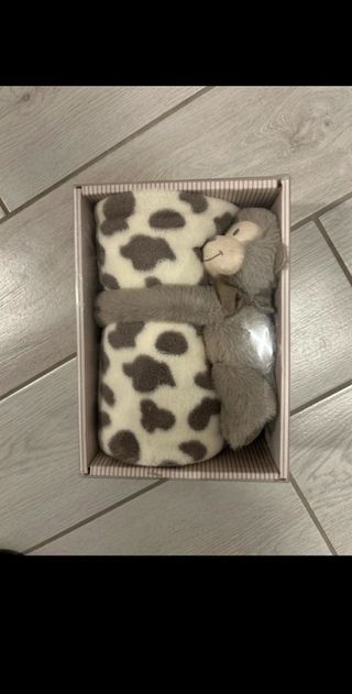 Copertina neonato con peluche