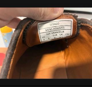 Sebago Zapatos de Piel Marrón Talla 43