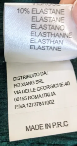 Abito Maglia Costine Verde M&V Virale su Tiktok,L