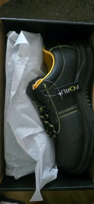 Zapatos de seguridad FORLI negros y amarillos