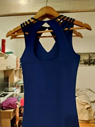 Vestido de cóctel azul