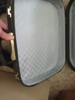 Maletín Bolma Gris y Dorado