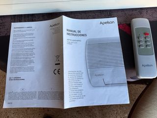 Calefactor Apelson Blanco y Gris