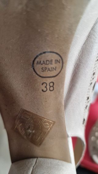 Sandalias Doralatina Beige Talla 38