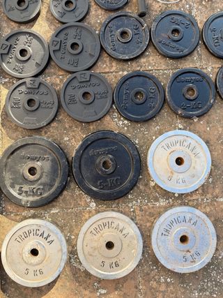 Kit Musculación Mancuernas y Barra