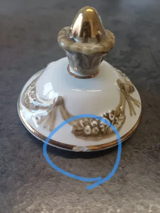 Set Tazzine e Zuccheriera Capodimonte Vintage