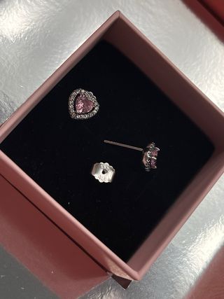 Conjunto Pandora Corazón Rosa de SANVALENTIN