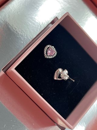 Conjunto Pandora Corazón Rosa de SANVALENTIN