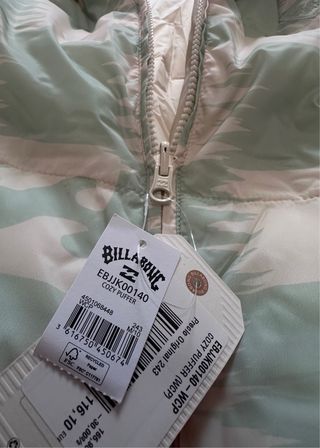 Chaqueta puffer Billabong reversible talla M