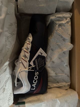 Zapatillas Lacoste Azul y Blanco
