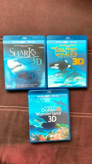 Trilogía Blu-ray 3D Jean-Michel Cousteau