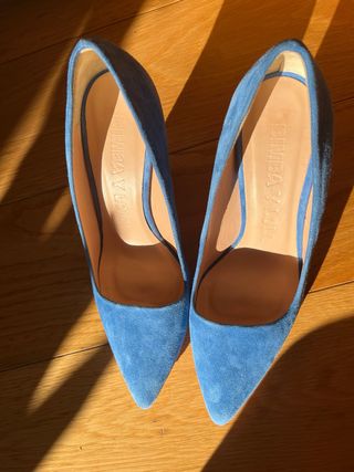 Zapatos de tacón Bimba y Lola azul