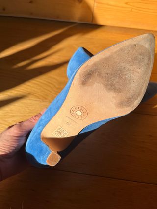 Zapatos de tacón Bimba y Lola azul