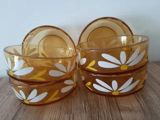 Servizio da 6 per macedonia/gelato. Nuovo