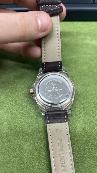 Orologio ToyWatch Pelle Marrone Oro Teschio