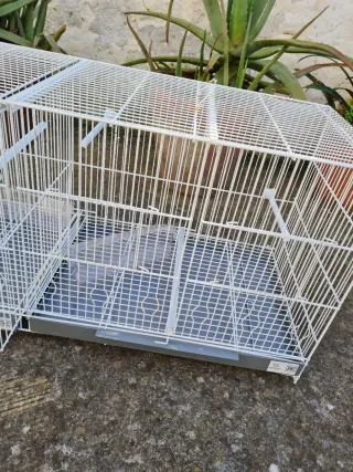 Jaula voladera doble