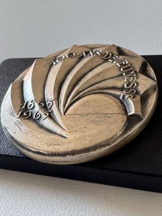 Medalha Prata 950 Société Marseillais 132g