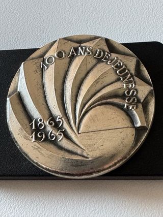 Medalha Prata 950 Société Marseillais 132g