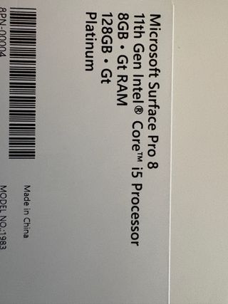 Microsoft Surface Pro 8 Plata