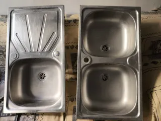 Fregadero de un seno y medio