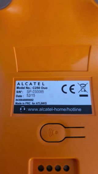 Telefoni cordless Alcatel neri