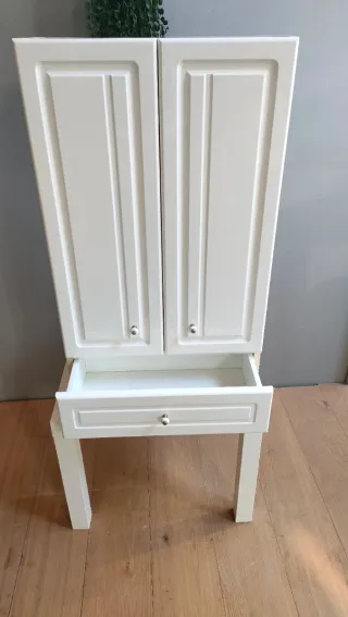 Armario baño blanco clásico