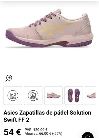 Zapatillas Asics rosas y moradas