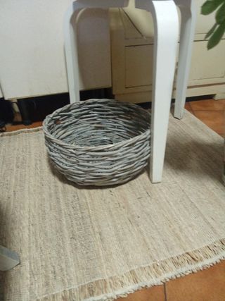 Cestas y cajas de madera decorativas