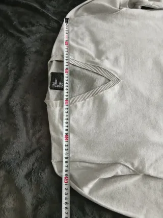 Jersey Genti Gris Cuello Pico