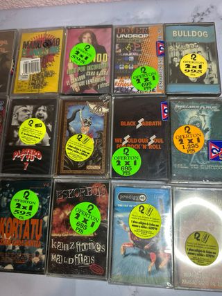 Lote Casetes Sin Abrir