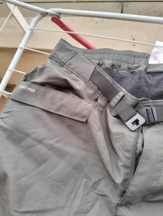 Pantalón Quechua Talla L Verde Oliva