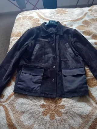 Chaqueta ante marrón como nueva