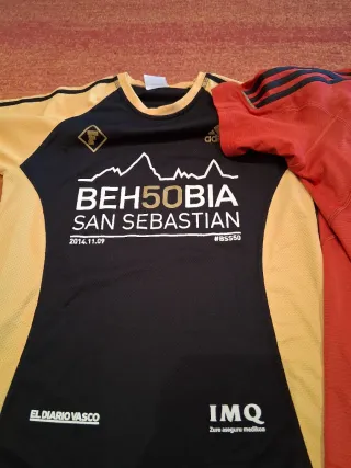 3 Camisetas Behobia San Sebastián Adidas