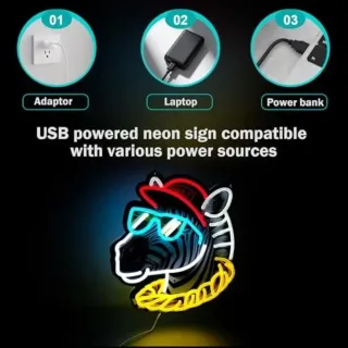 Lampada Neon Led "JUVENTUS STYLE"