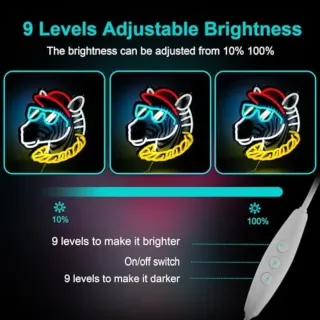 Lampada Neon Led "JUVENTUS STYLE"