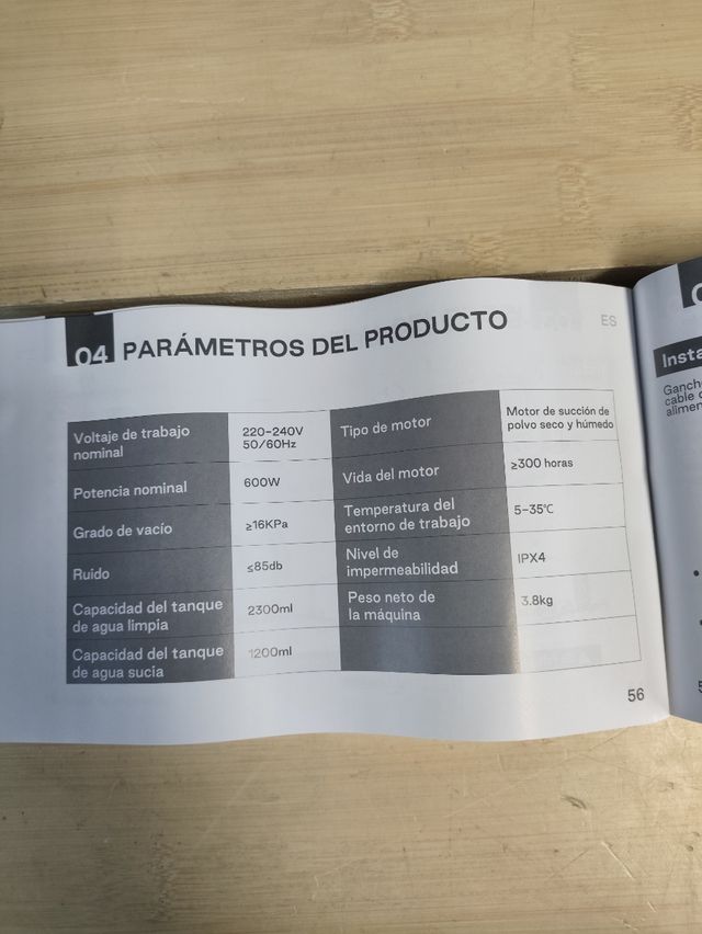 Limpiadora de tapicerías