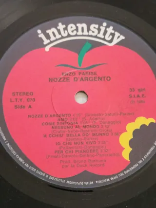 Lotto 2 Vinili 33 Giri Enzo Parise 1983-84