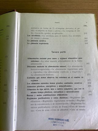 Libro, medicina, natural antiguo