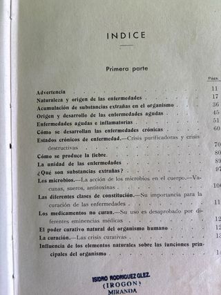 Libro, medicina, natural antiguo