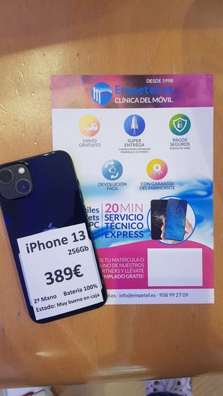 iPhone 13 256GB Azul - 2ª Mano